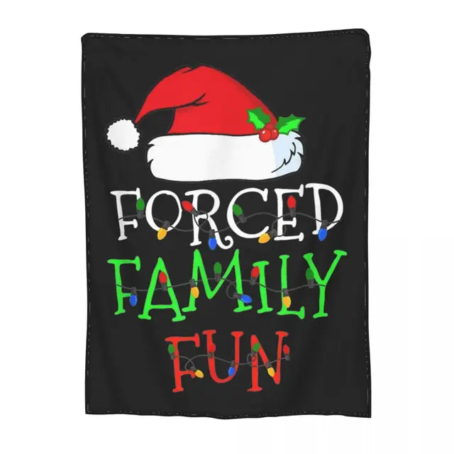 Fun Flannel Christmas Blanket