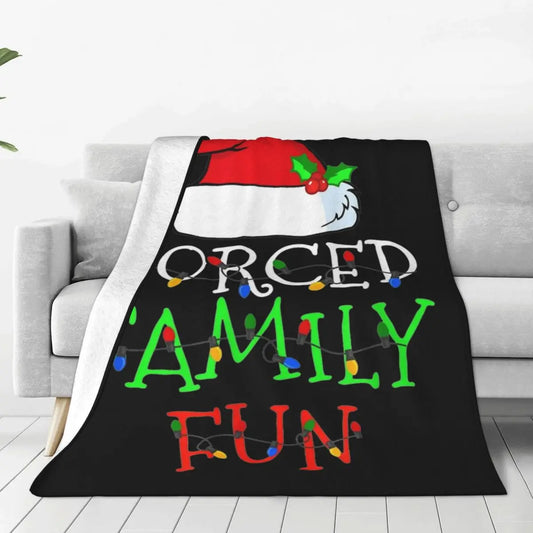 Fun Flannel Christmas Blanket