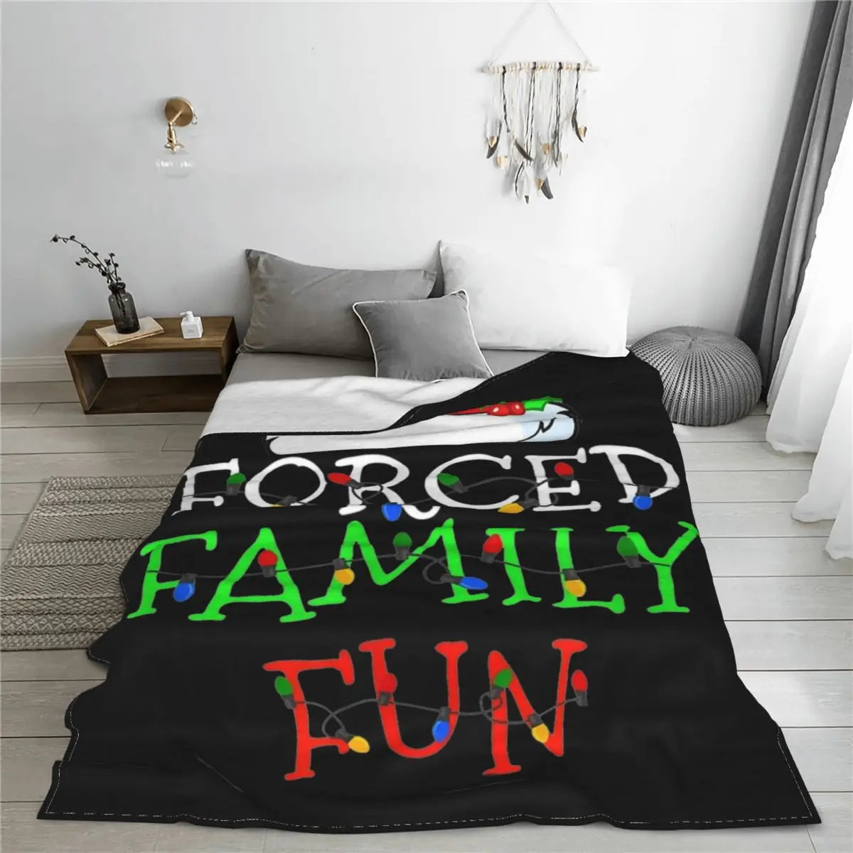 Fun Flannel Christmas Blanket