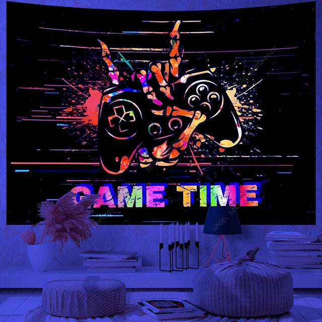 UV/Neon Reactive Wall Cloth Tapestry