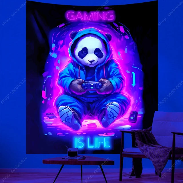 UV/Neon Reactive Wall Cloth Tapestry