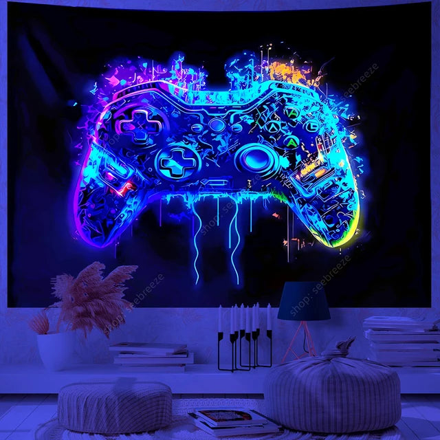 UV/Neon Reactive Wall Cloth Tapestry