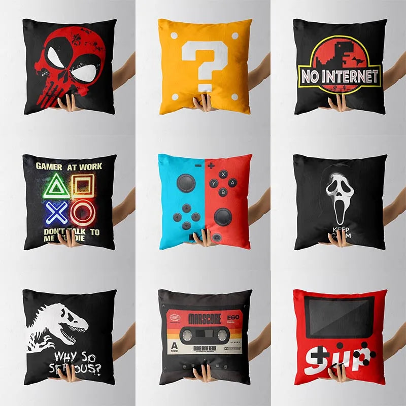 Fun Pattern Pillow Cover 45x45cm