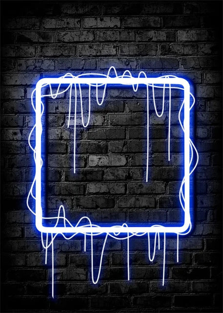 Gaming Neon Art Canvas Prints Posters