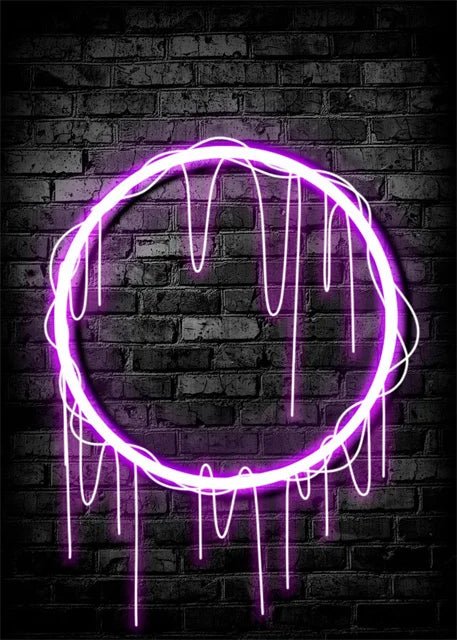 Gaming Neon Art Canvas Prints Posters