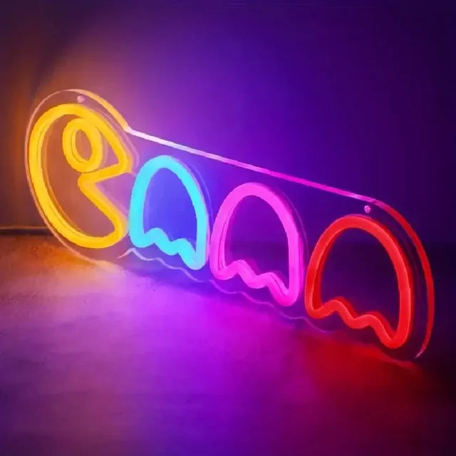 Ghost Gaming Neon Signs