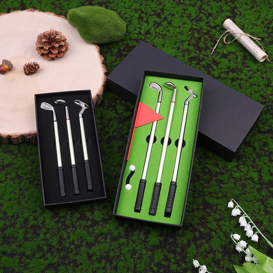 Golf Pen Set Mini Desktop Golf Game