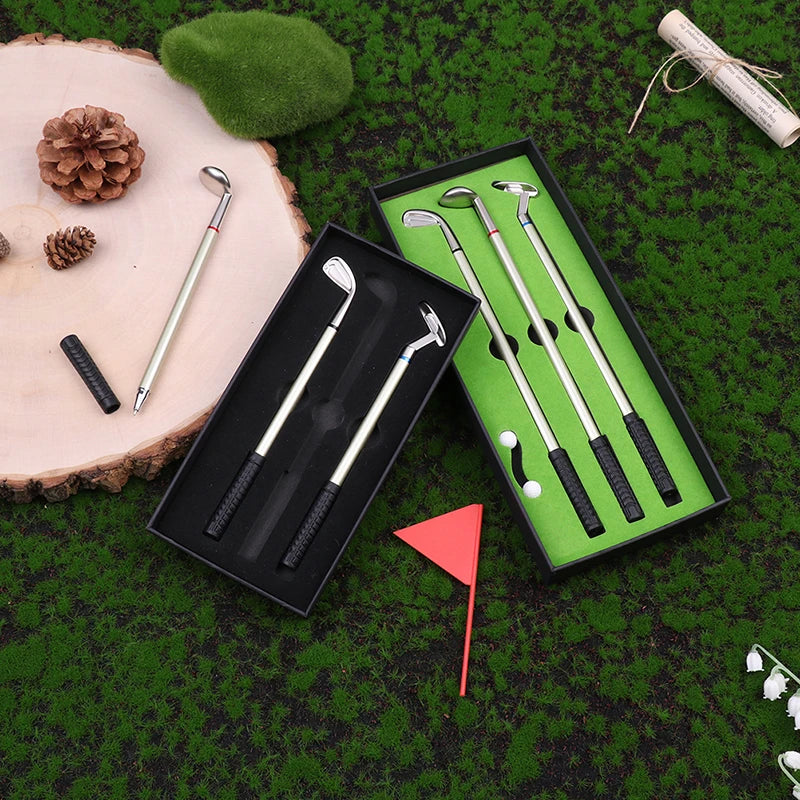 Golf Pen Set Mini Desktop Golf Game