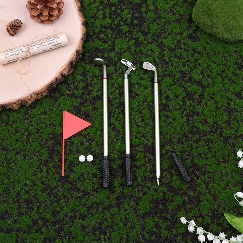 Golf Pen Set Mini Desktop Golf Game