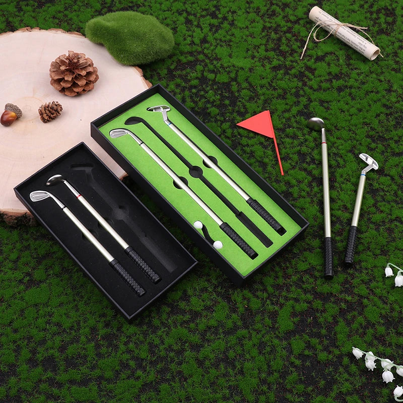 Golf Pen Set Mini Desktop Golf Game