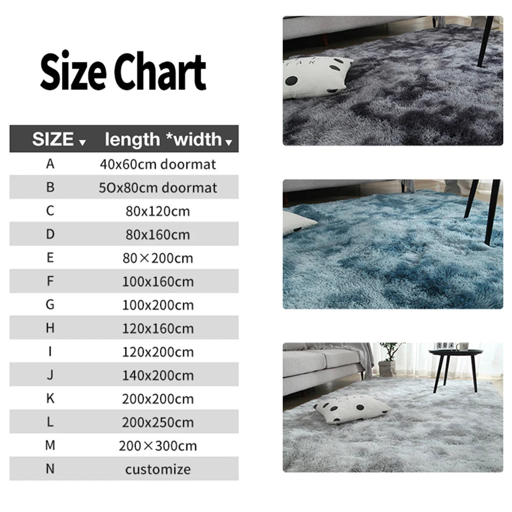 Gray Carpet Plush Rug