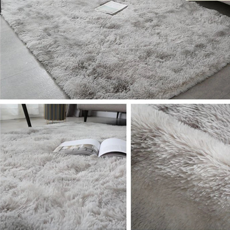 Gray Carpet Plush Rug