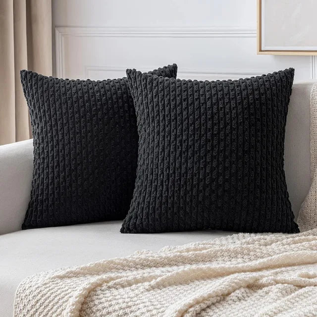 Gray Throw Pillow Cover