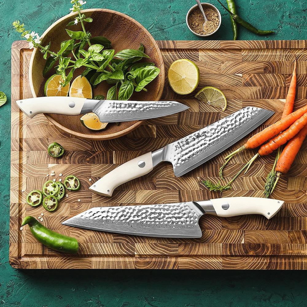 HEZHEN 1PC or 3PC Kitchen Knives