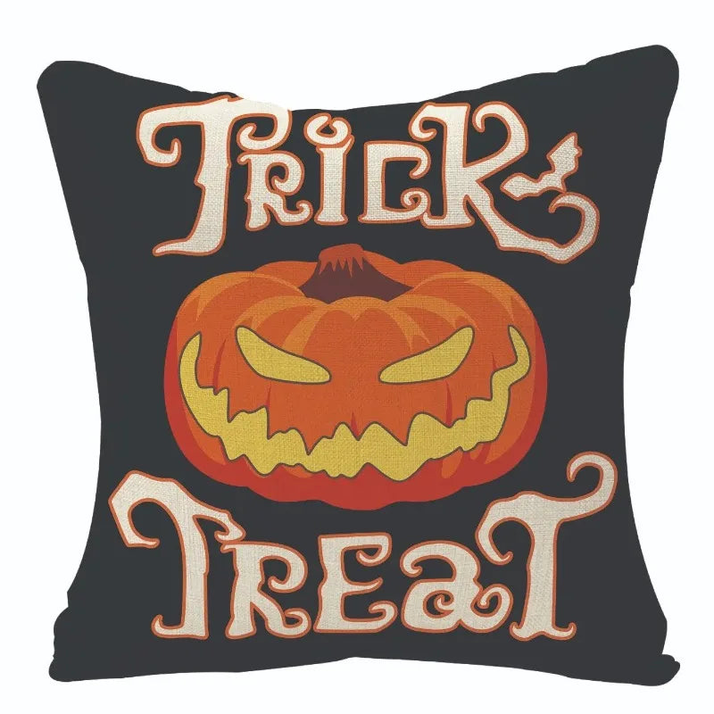 Halloween Fall Cushion Cover 18x18 In