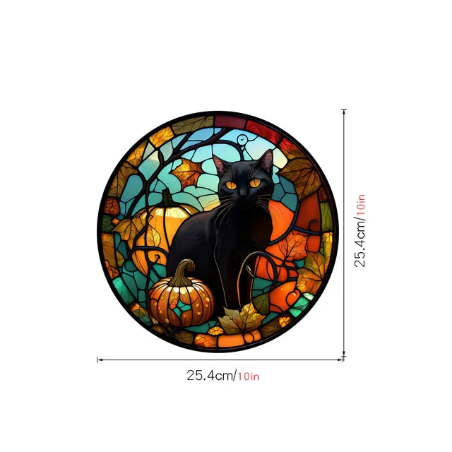 Non Adhesive Halloween PVC Static Glass Stickers