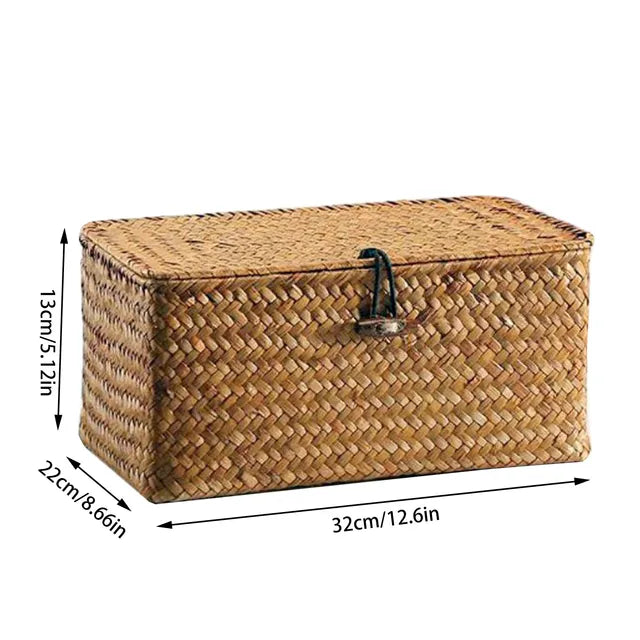 Handmade Wicker Woven Storage Box