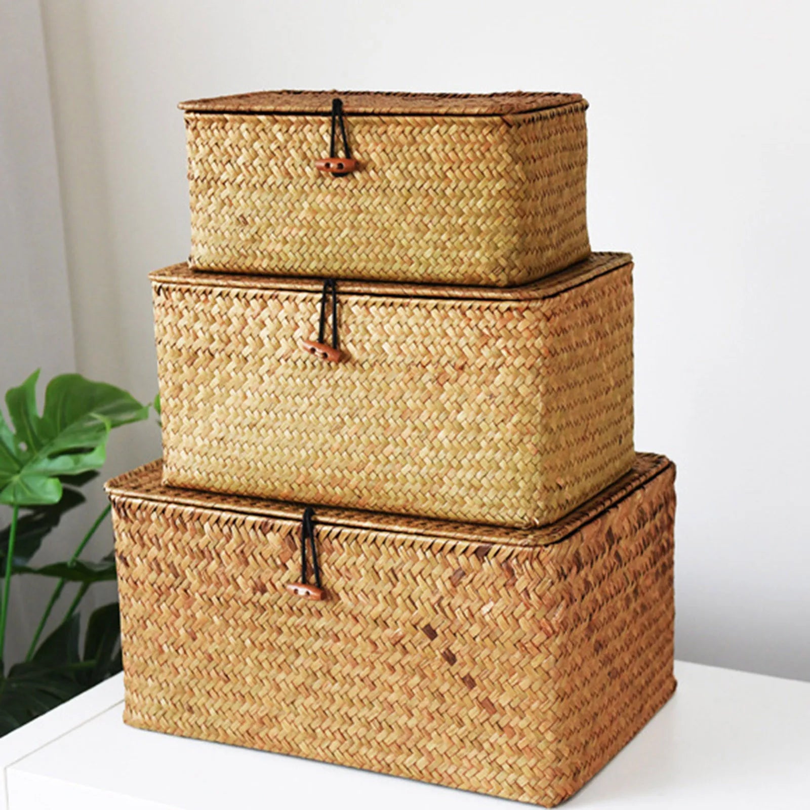 Handmade Wicker Woven Storage Box