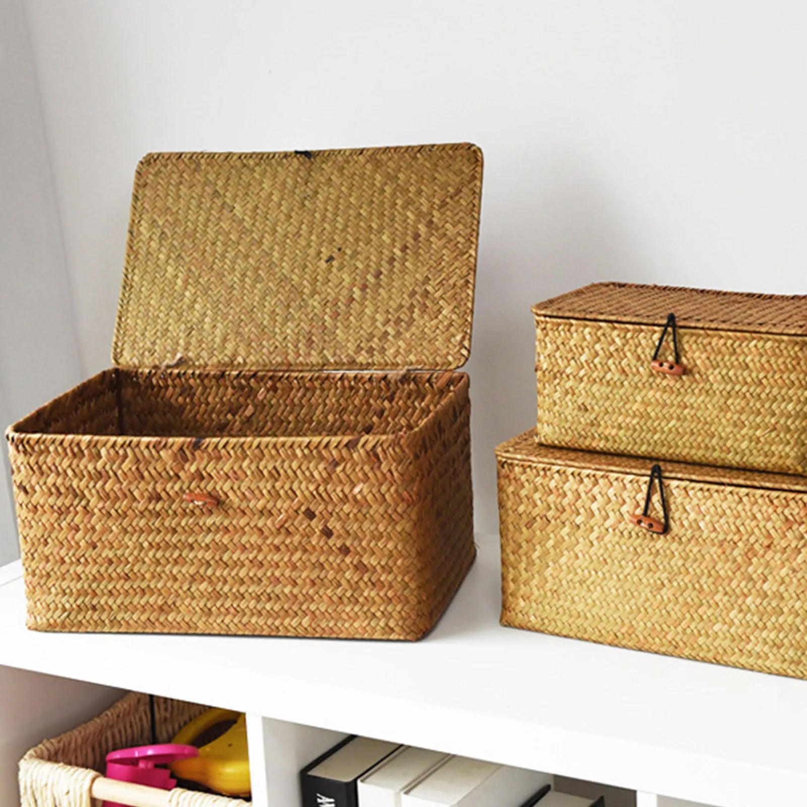 Handmade Wicker Woven Storage Box