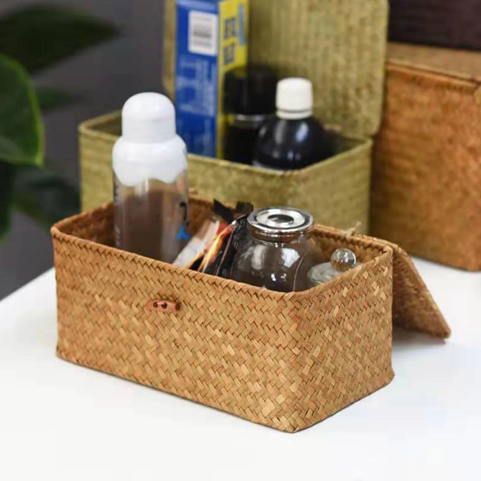 Handmade Wicker Woven Storage Box