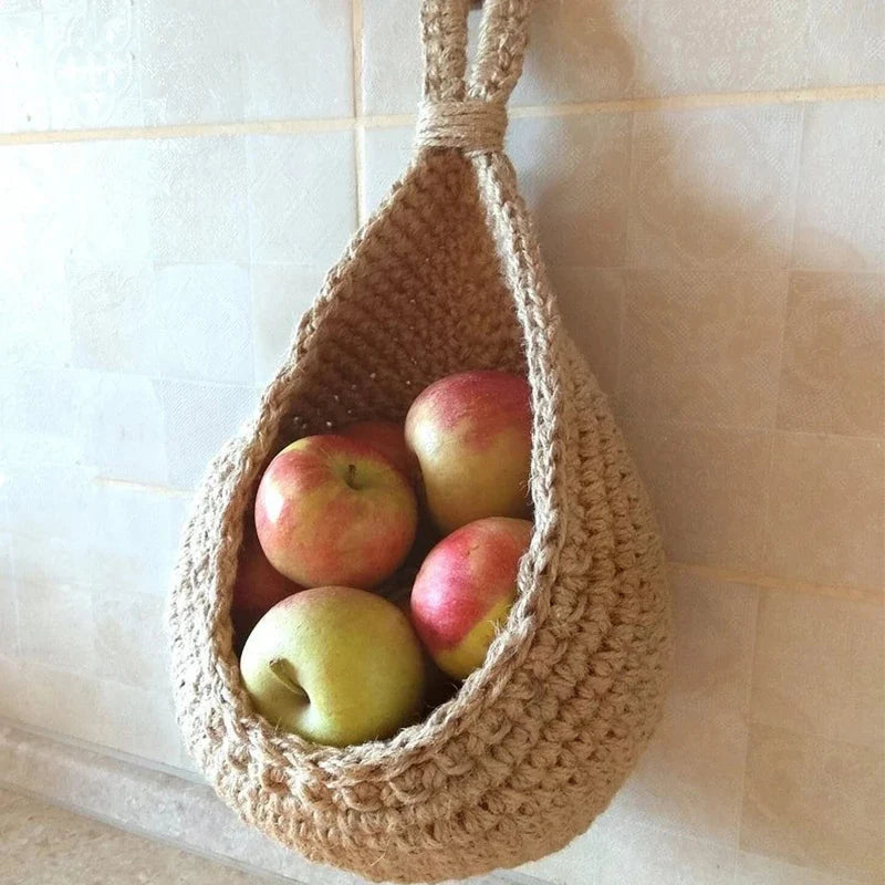 Woven Wall Hanging Kitchen Basket