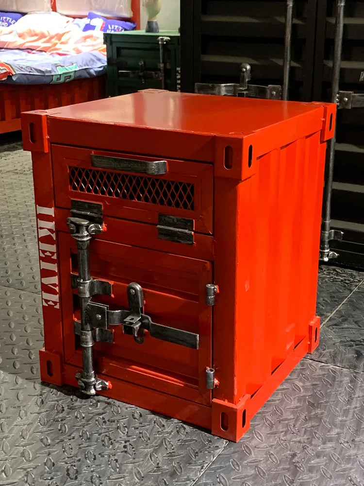 Industrial Style Storage Cabinet Container