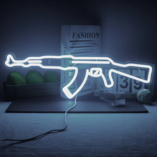 Neon Gun Sign