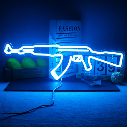 Neon Gun Sign