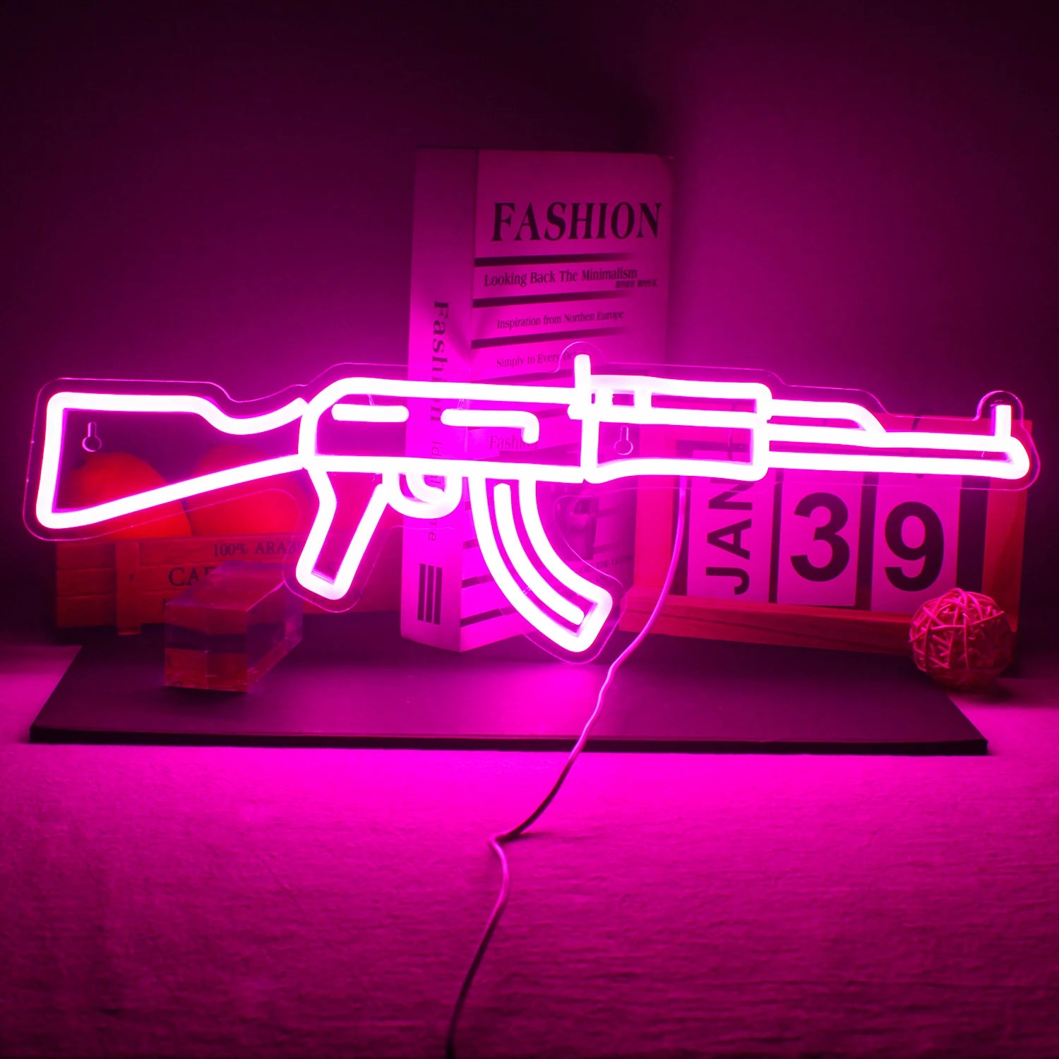 Neon Gun Sign