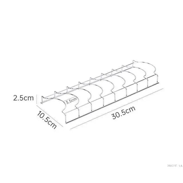 Stainless Steel Kitchen Bowl Dish Organizer