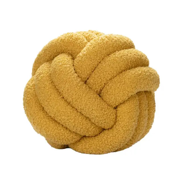 Knotted Ball Throw Pillow