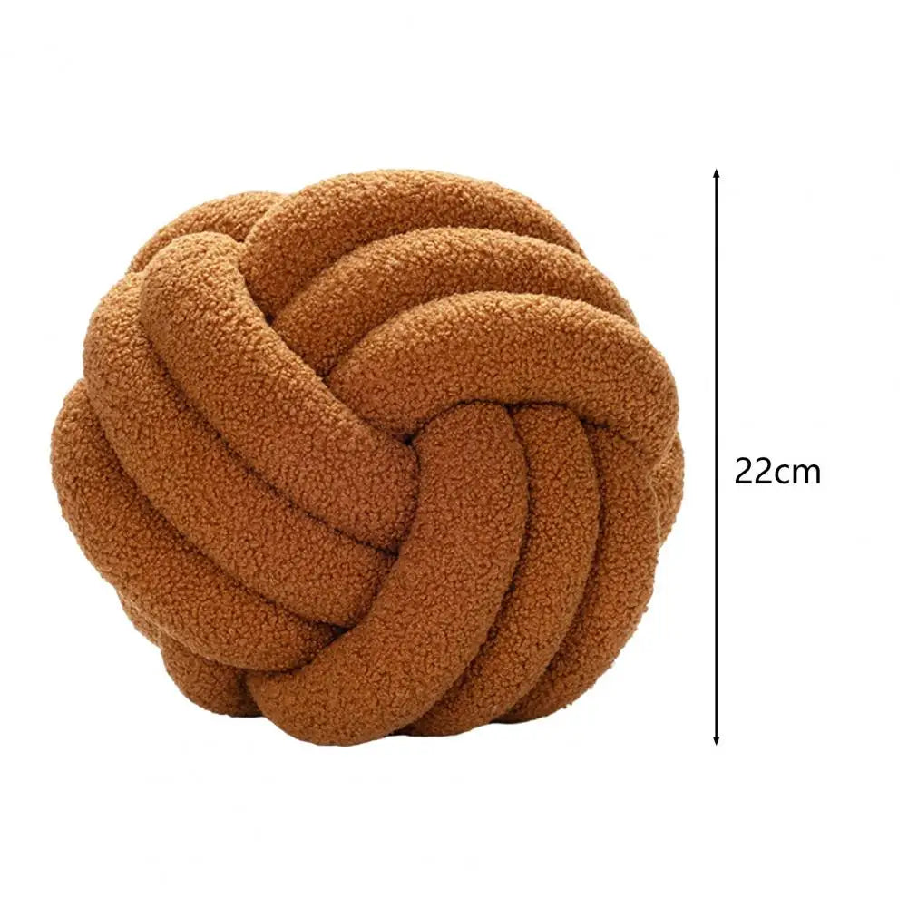 Knotted Ball Throw Pillow