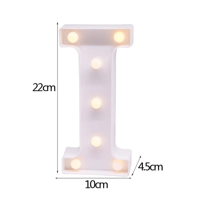 LED Letter & Number Night Light