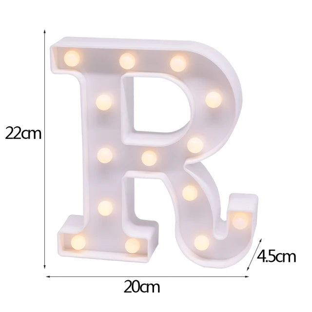 LED Letter & Number Night Light