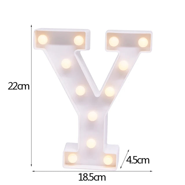 LED Letter & Number Night Light