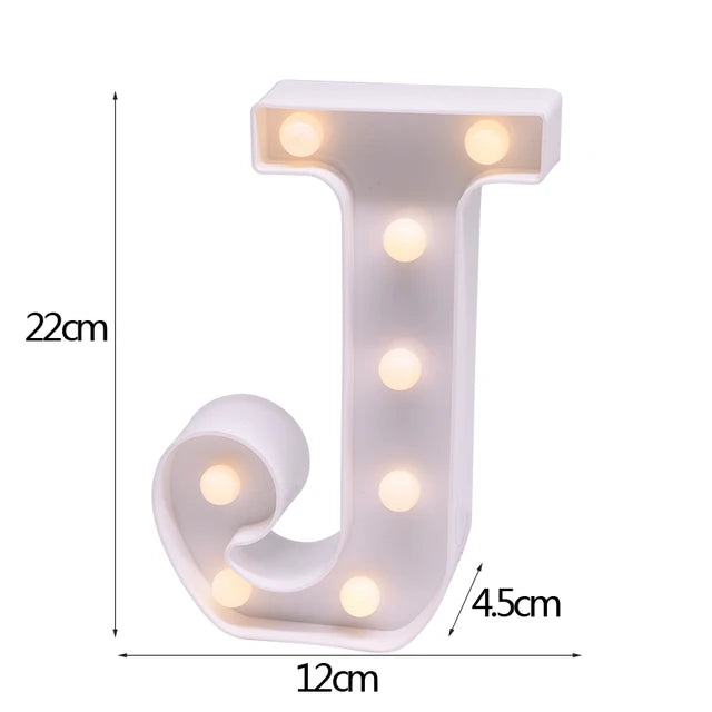 LED Letter & Number Night Light