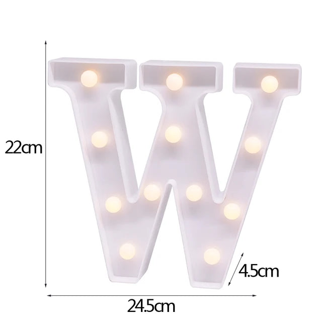 LED Letter & Number Night Light