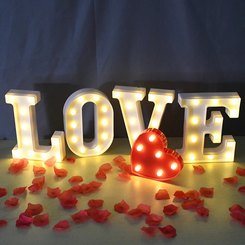 LED Letter & Number Night Light