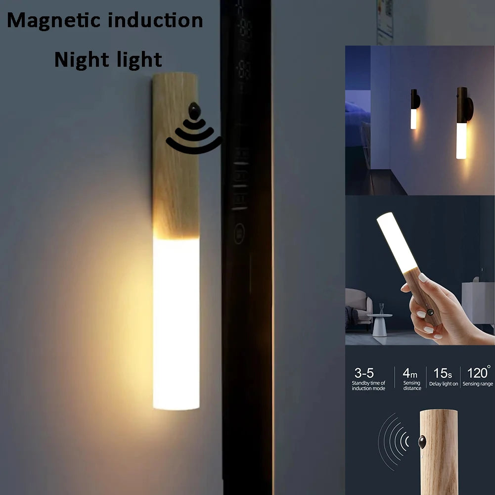 Magnetic Night Light, Rechargeable Lamp