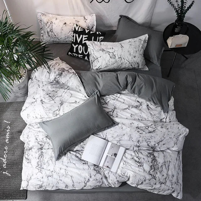 Luxury Bedding Comforter Set with Pillow Case S/M/L