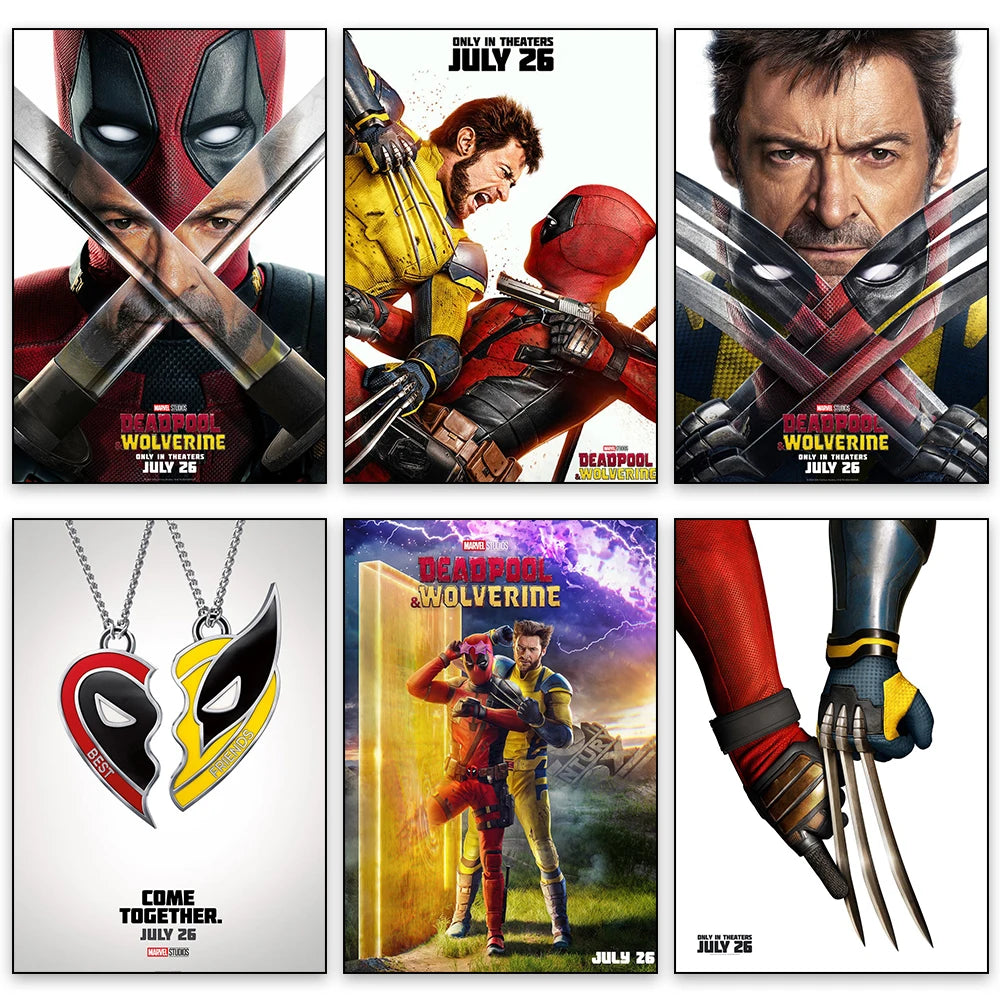 Marvel Poster Deadpool and Wolverine