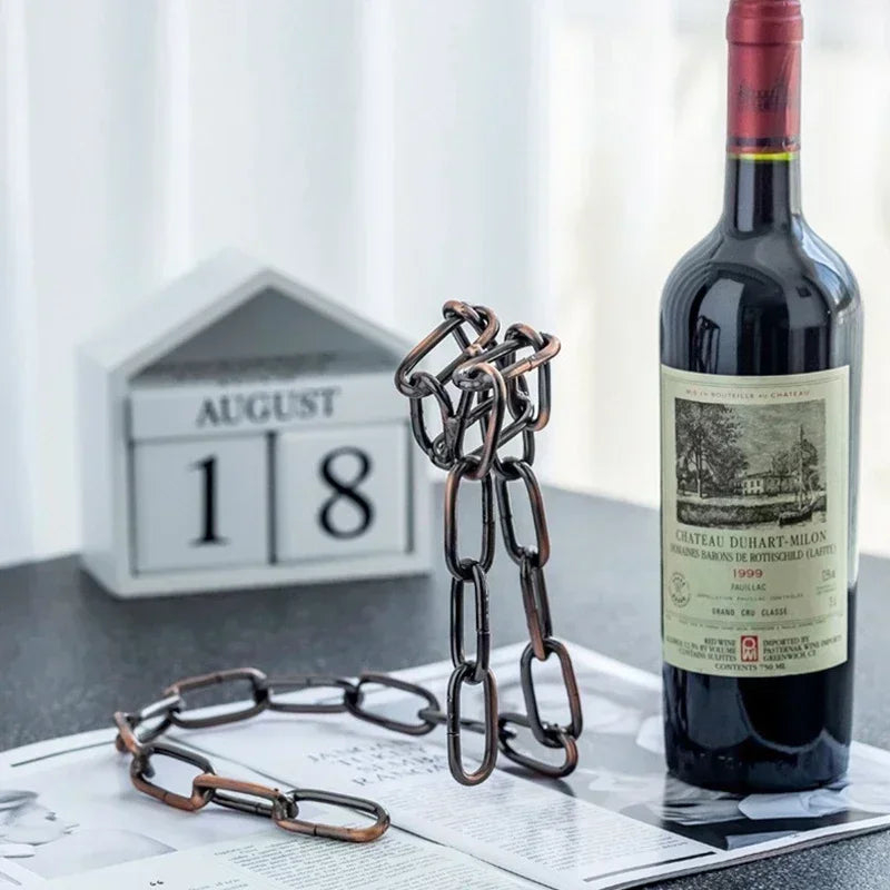 Magical Suspension iron Chain Wine Racks