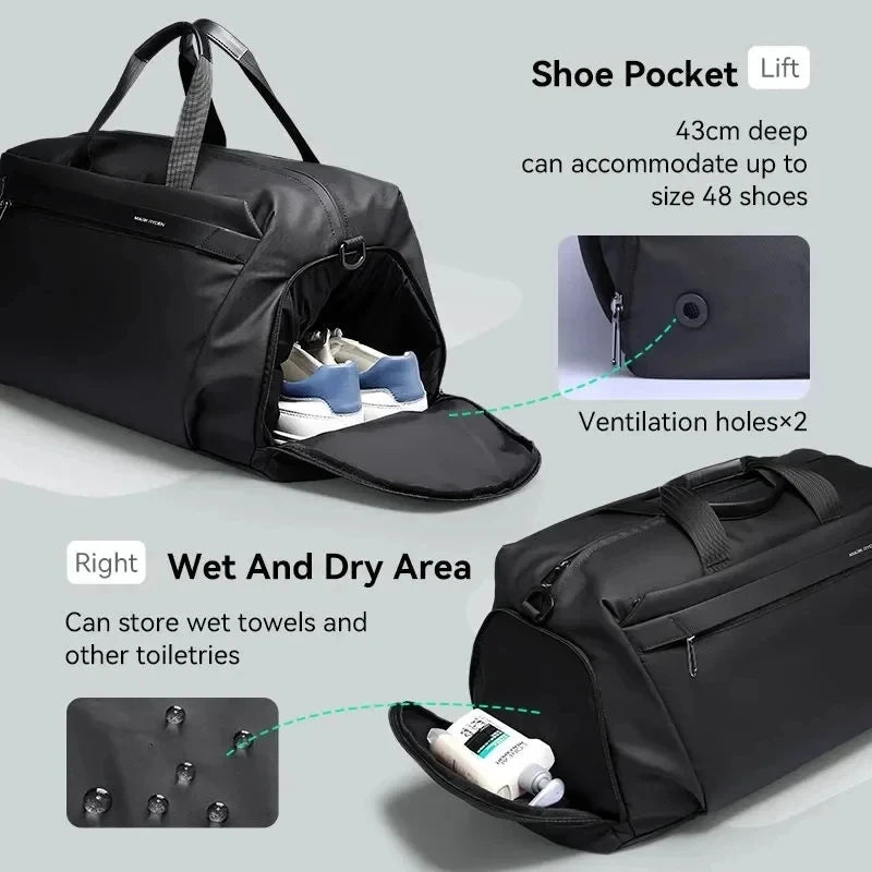 MARK RIDEN High-Capacity Sports Bag