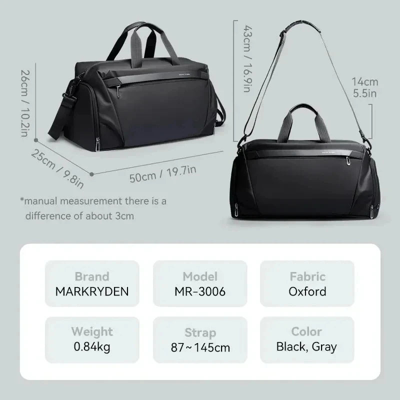 MARK RIDEN High-Capacity Sports Bag