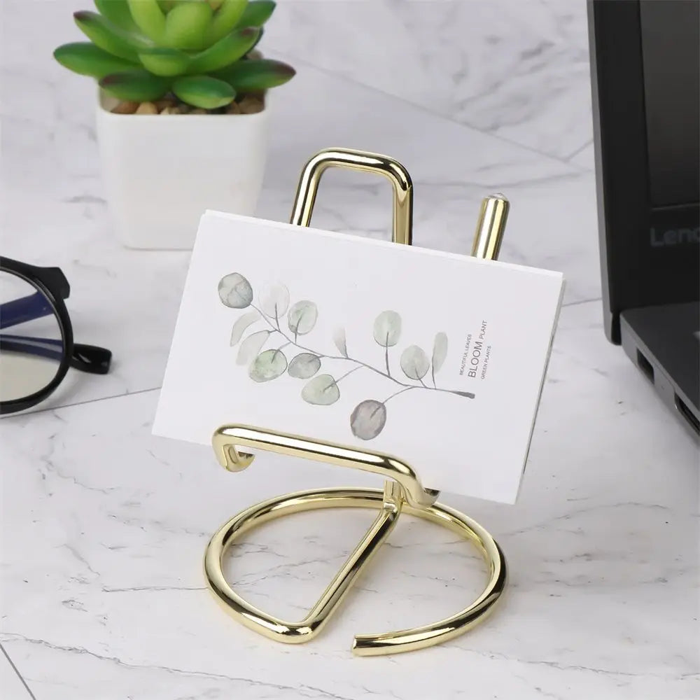 Metal Business Card Display Holder