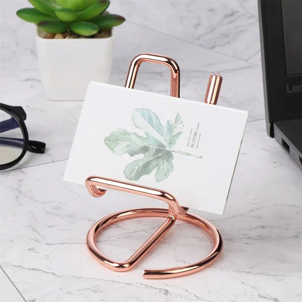 Metal Business Card Display Holder