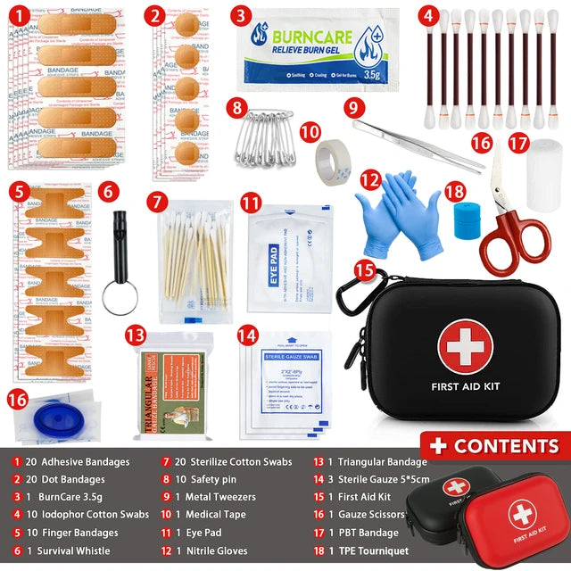 Mini First Aid Kit 104 Pieces