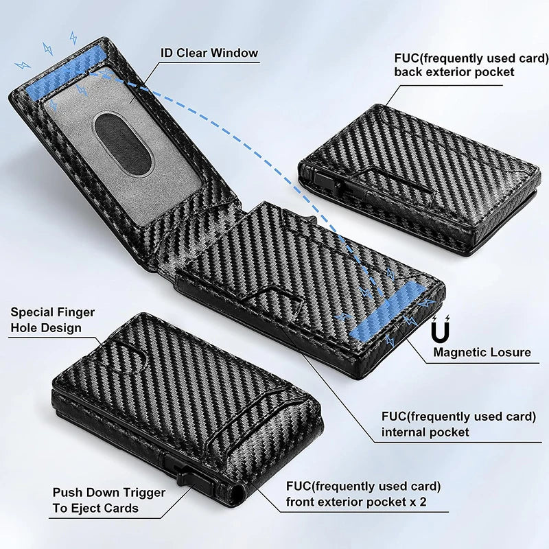 RFID Blocking Pop Up Wallet