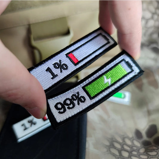 PVC Patch/ Embroidery Mobile phone battery %