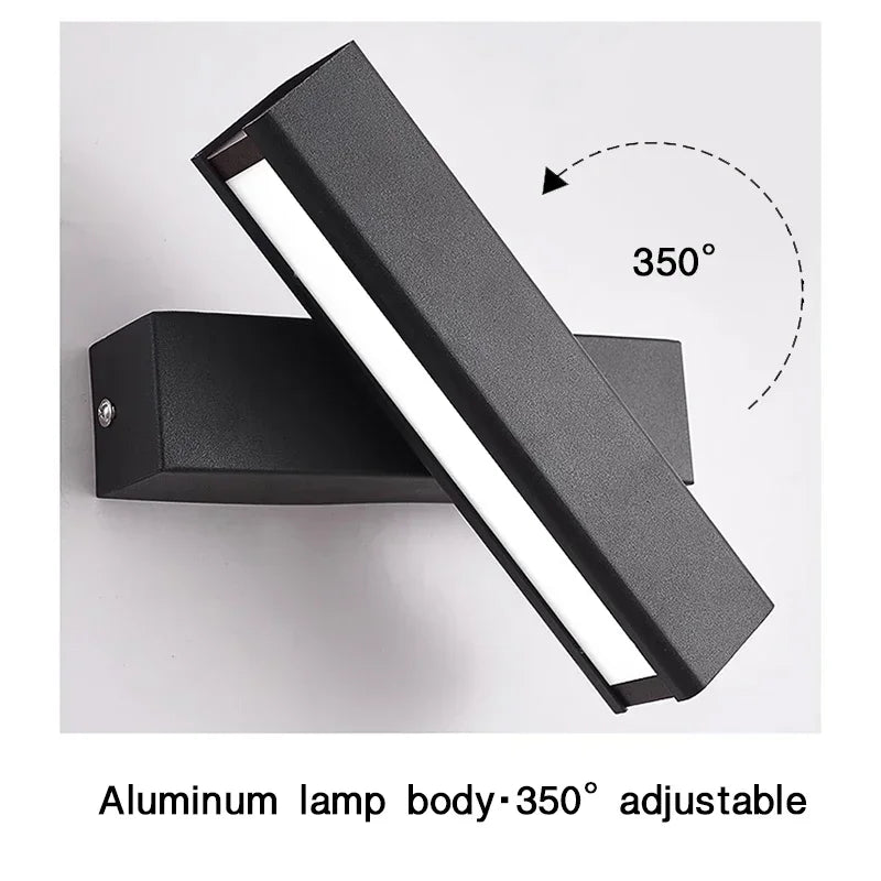 Modern LED Wall Lamp 350° Rotatable